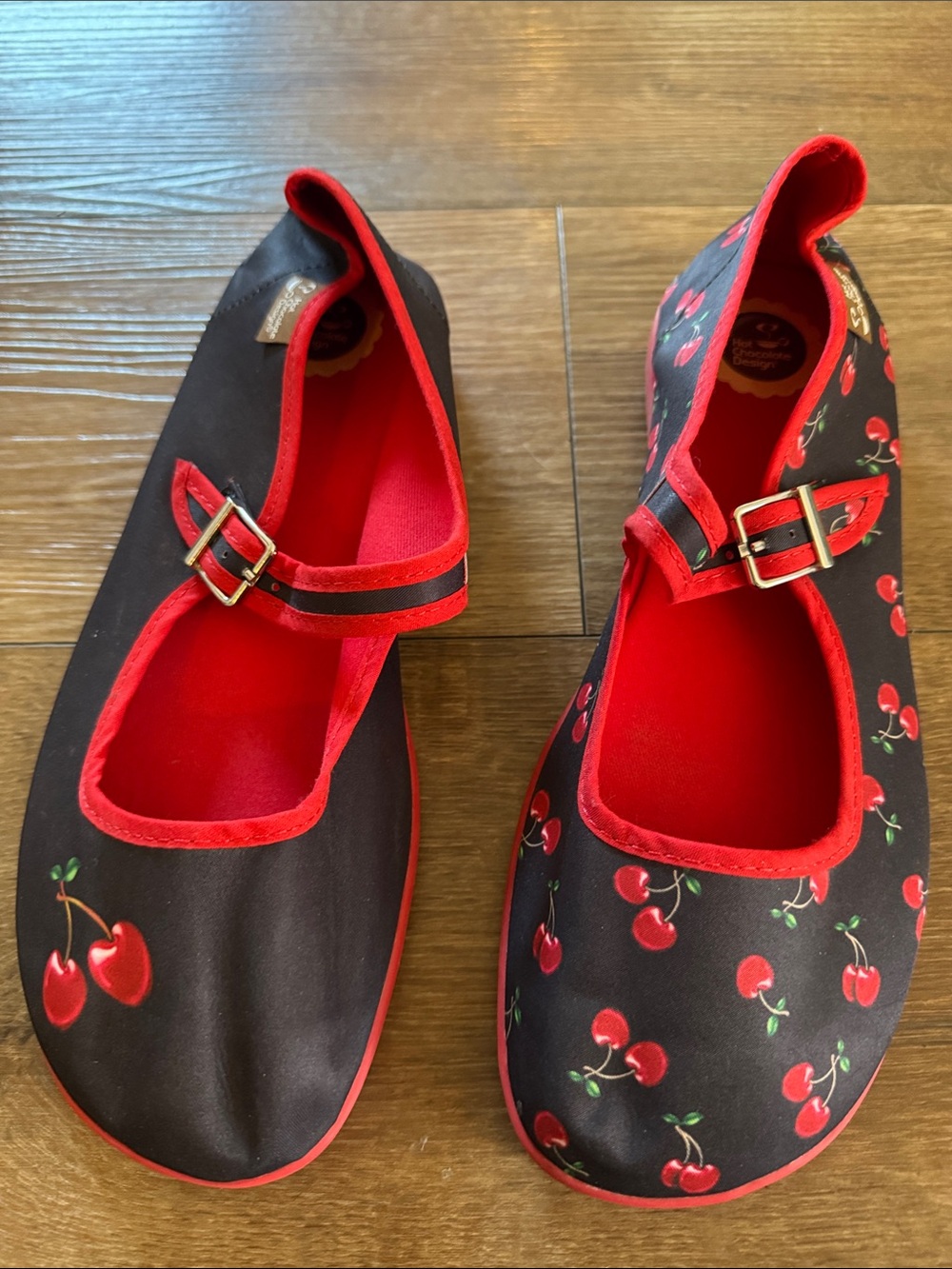 Hot Chocolate Design cherry Mary Jane shoes size 40/US 10